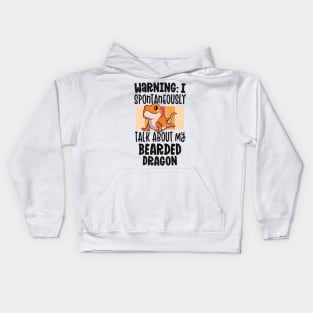 Bearded Dragon Mom Shirt Beardie Mama Reptile Breeder Kids Hoodie